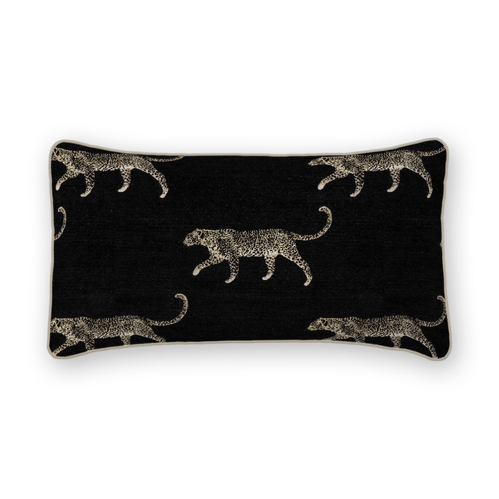 Animal Motif Chenille Lumbar Pillow
