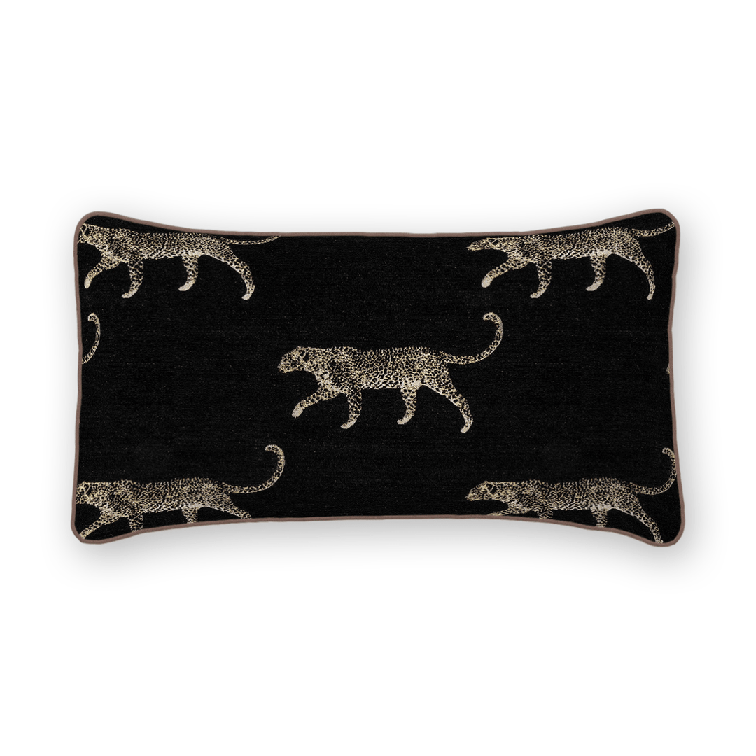 Animal Motif Chenille Lumbar Pillow