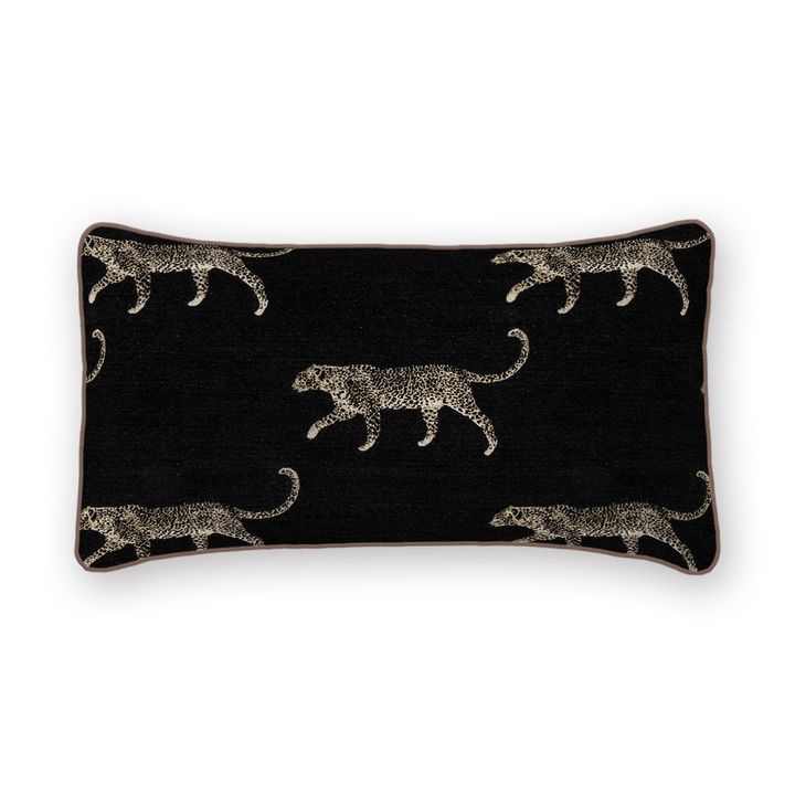 Animal Motif Chenille Lumbar Pillow