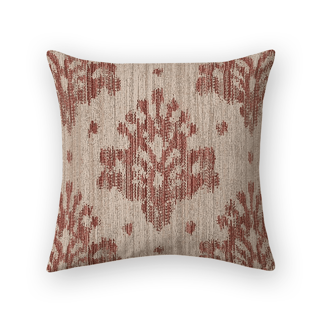 Damask Woven Throw Pillow