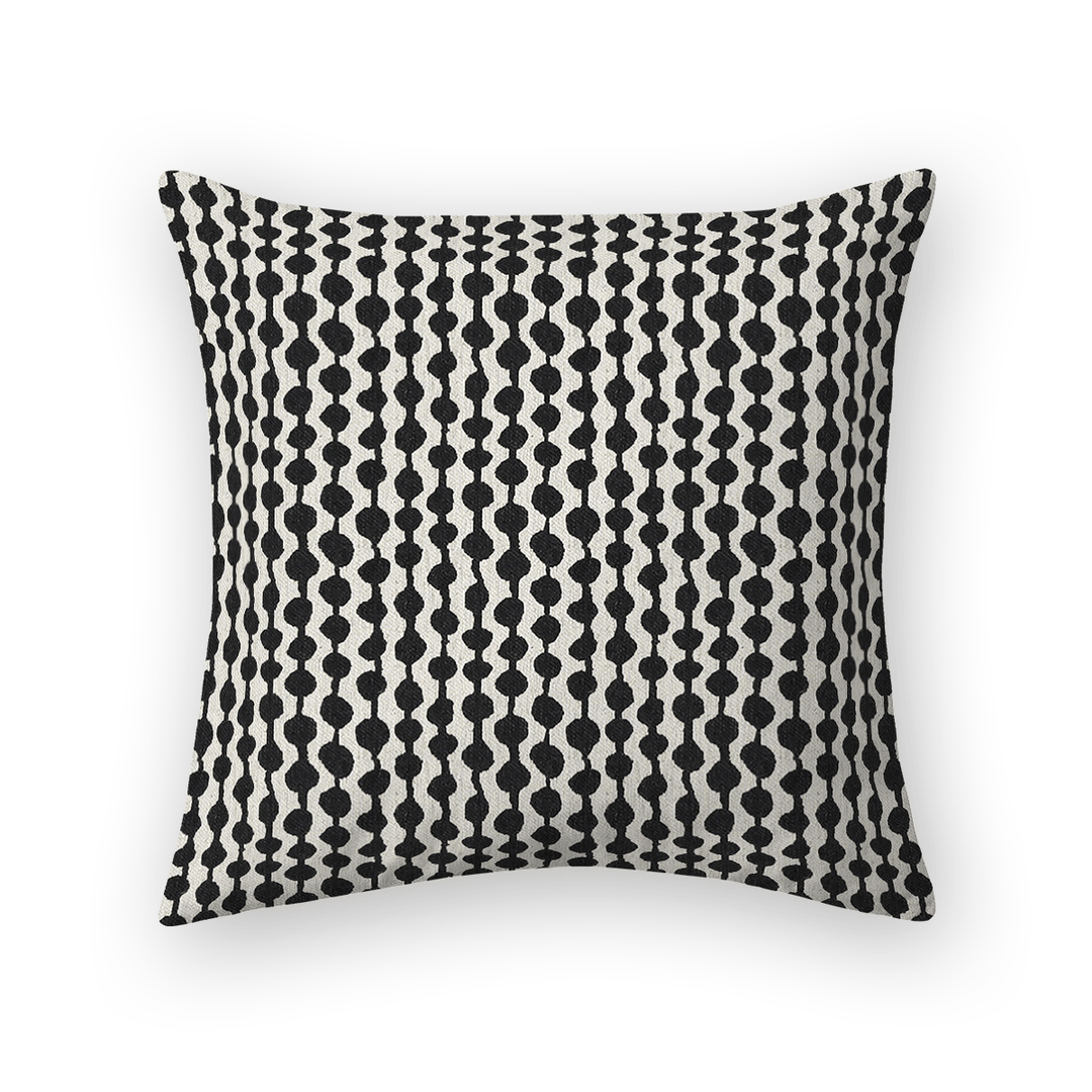 Dots / Circles Printed Fabric Throw Pillow