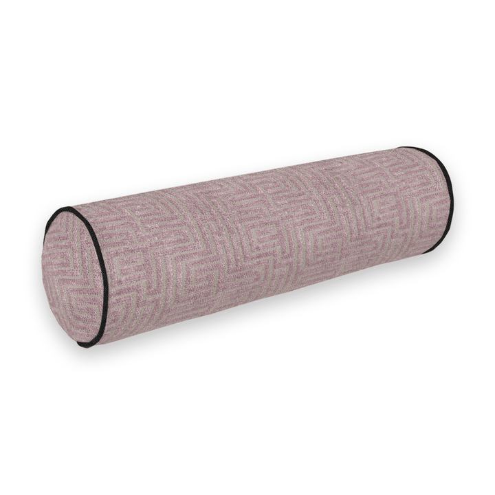 Geometric Chenille Bolster Pillow
