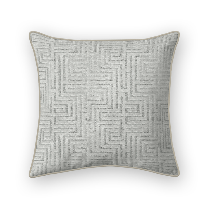 Geometric Chenille Throw Pillow