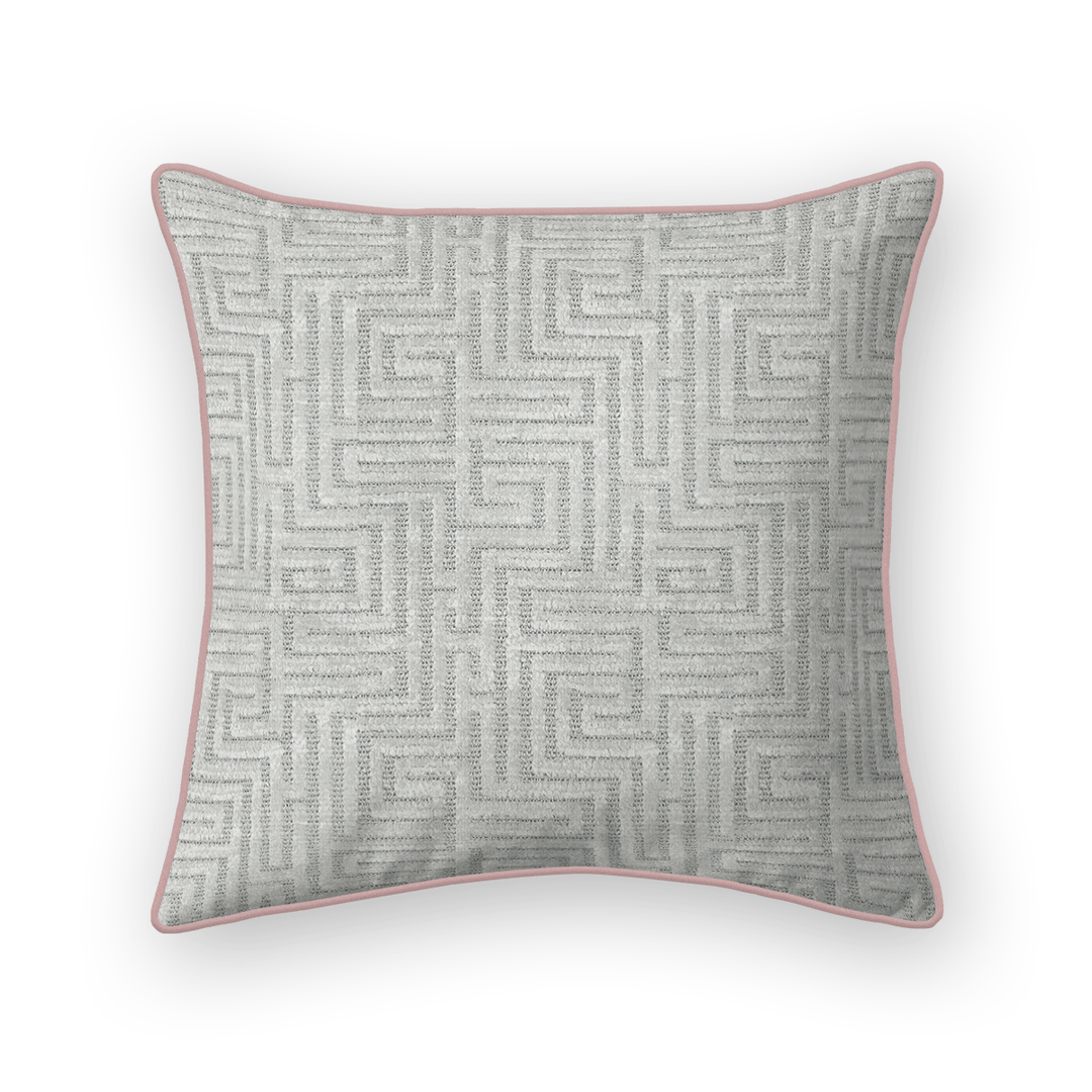 Geometric Chenille Throw Pillow