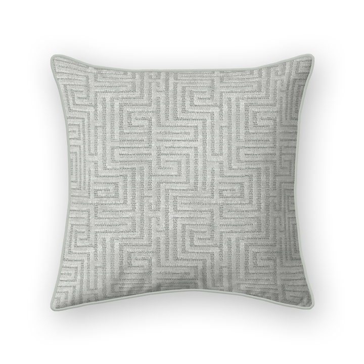 Geometric Chenille Throw Pillow