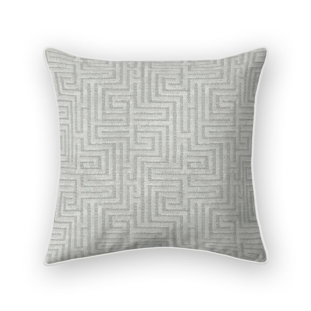 Geometric Chenille Throw Pillow