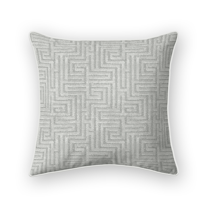 Geometric Chenille Throw Pillow