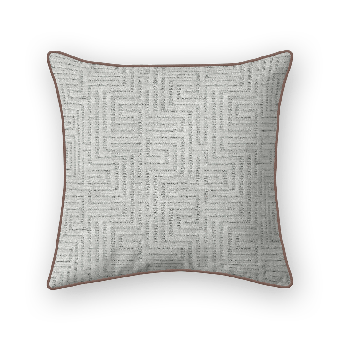 Geometric Chenille Throw Pillow
