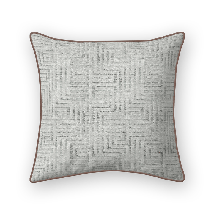 Geometric Chenille Throw Pillow