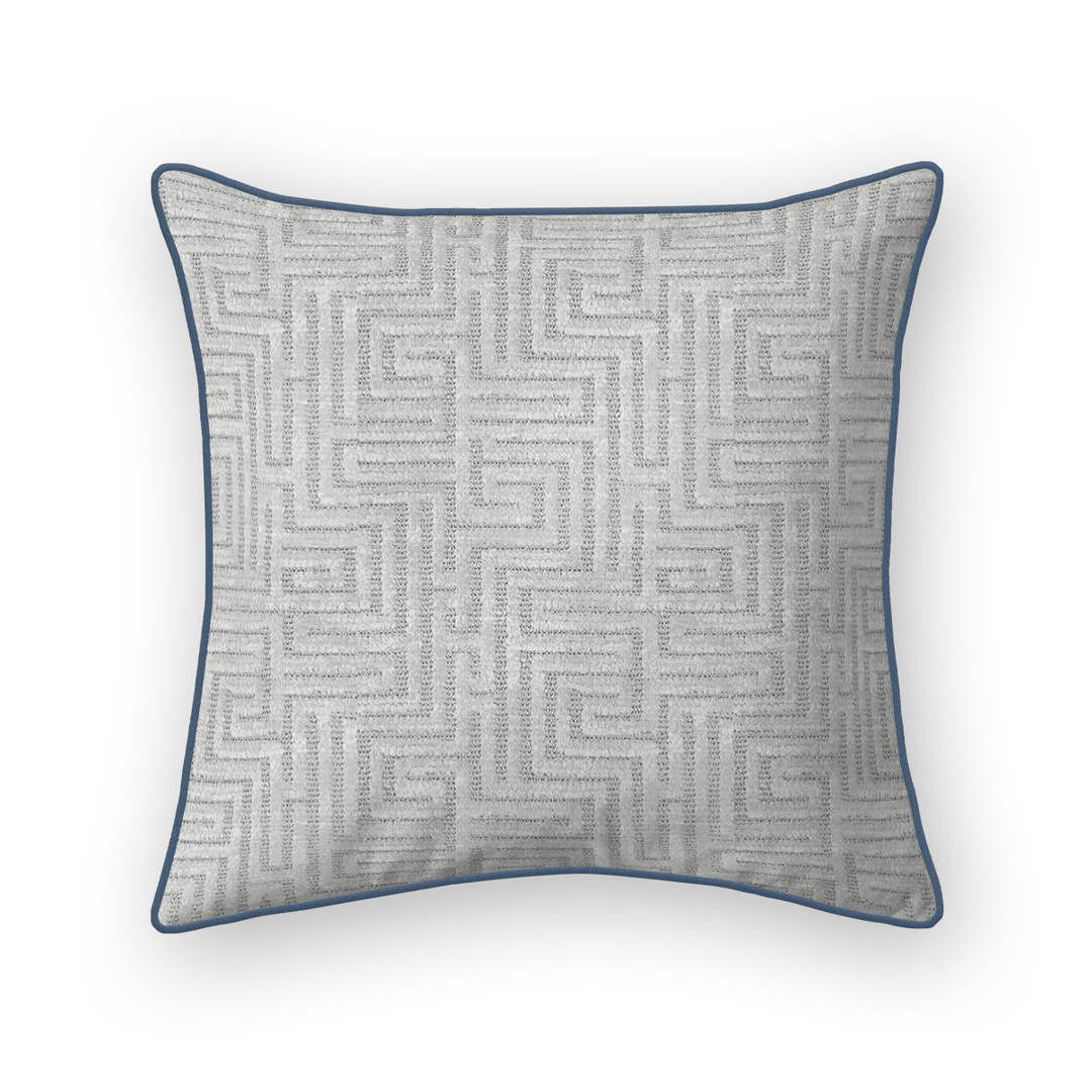 Geometric Chenille Throw Pillow