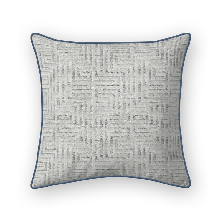 Geometric Chenille Throw Pillow