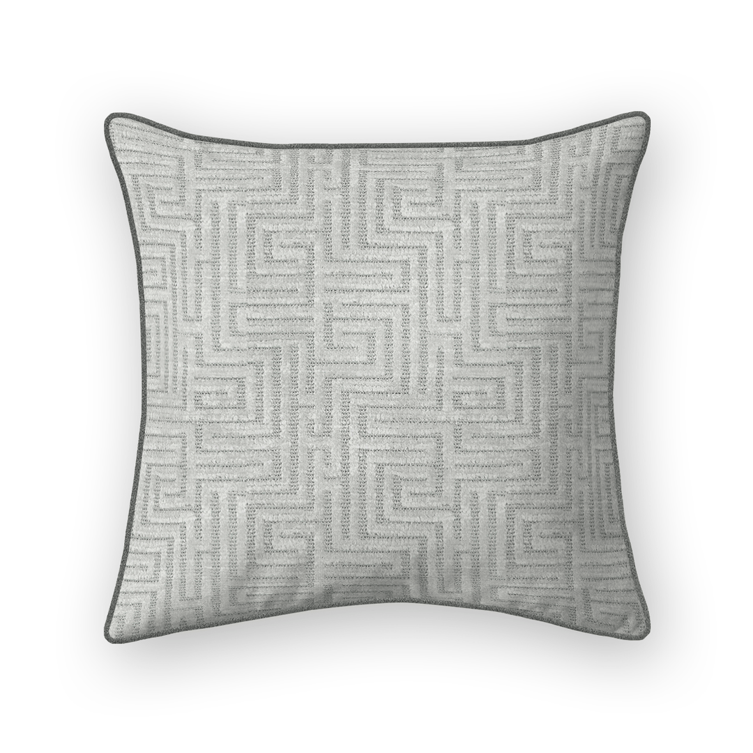 Geometric Chenille Throw Pillow