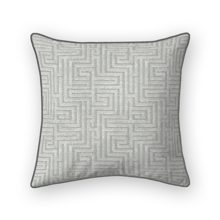 Geometric Chenille Throw Pillow