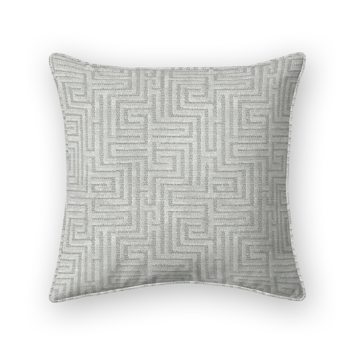 Geometric Chenille Throw Pillow
