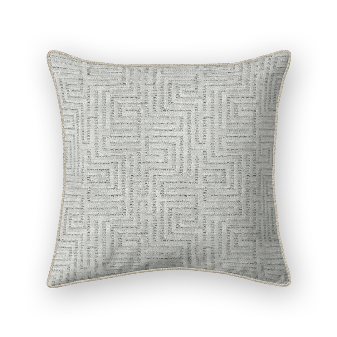 Geometric Chenille Throw Pillow