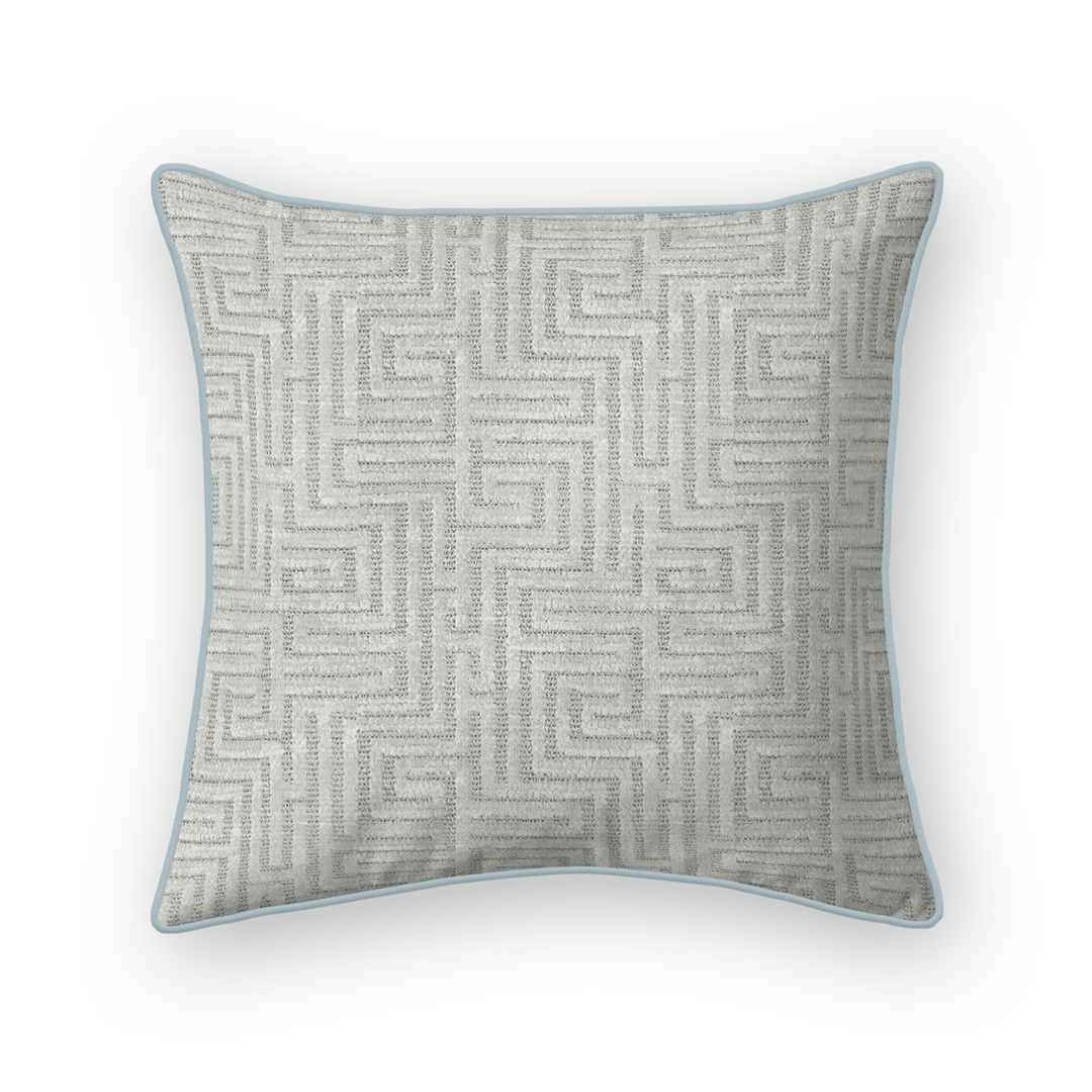 Geometric Chenille Throw Pillow