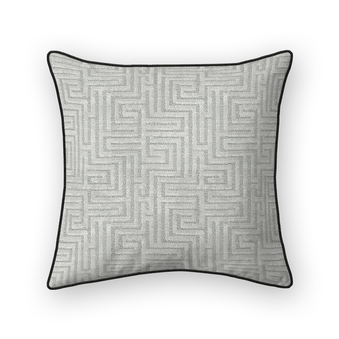 Geometric Chenille Throw Pillow