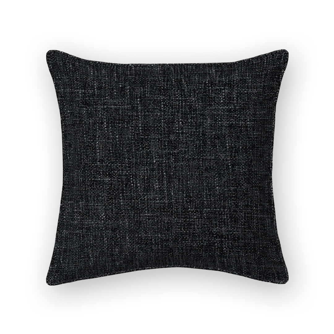 Onyx Solid Chenille Throw Pillow
