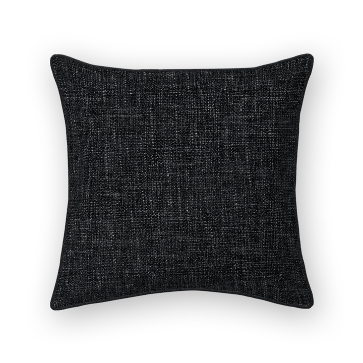 Onyx Solid Chenille Throw Pillow