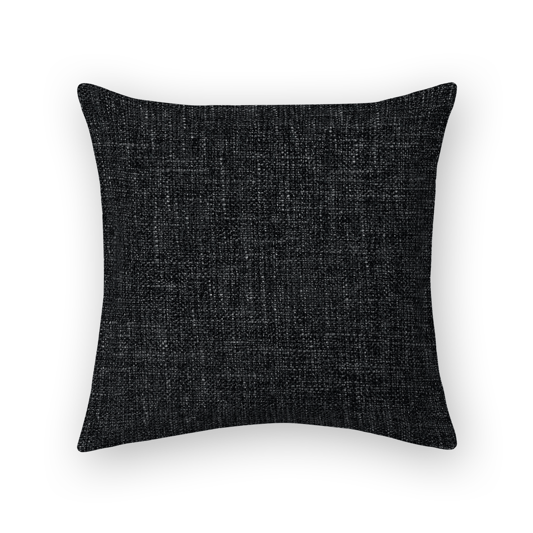 Onyx Solid Chenille Throw Pillow