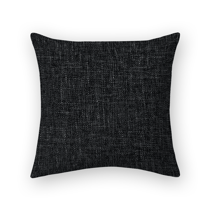 Onyx Solid Chenille Throw Pillow