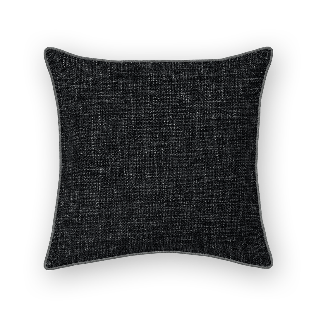 Onyx Solid Chenille Throw Pillow