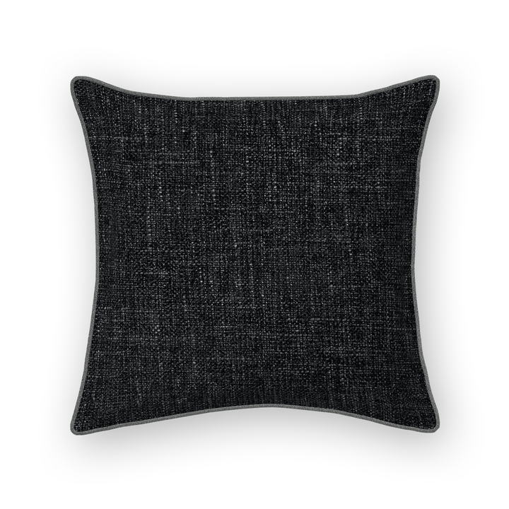 Onyx Solid Chenille Throw Pillow