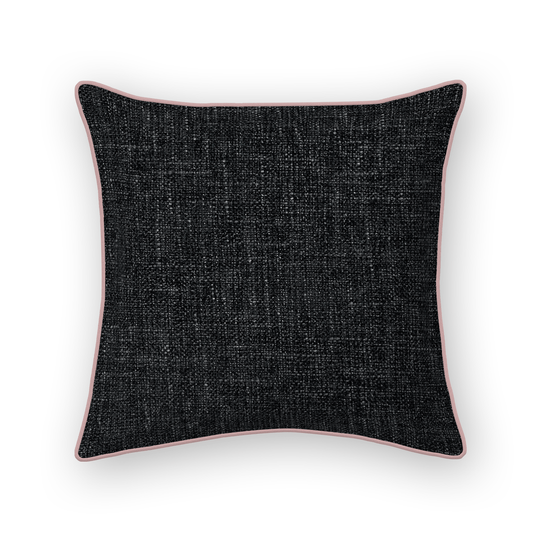 Onyx Solid Chenille Throw Pillow