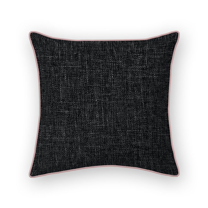 Onyx Solid Chenille Throw Pillow