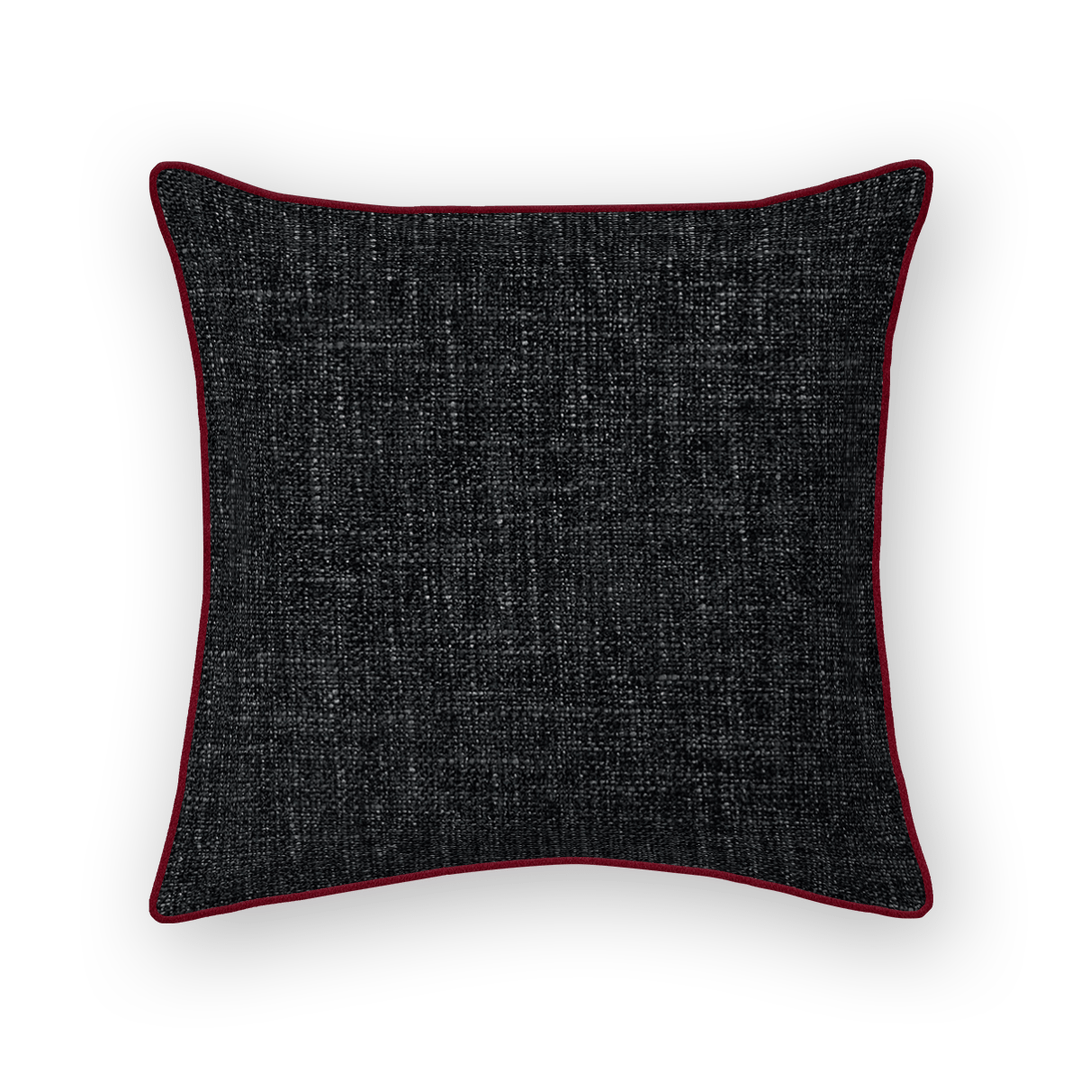 Onyx Solid Chenille Throw Pillow