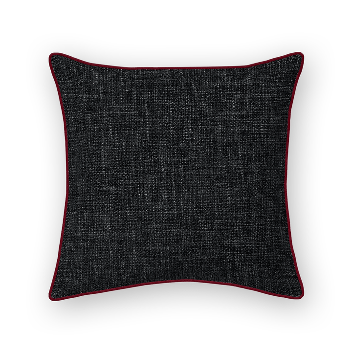 Onyx Solid Chenille Throw Pillow