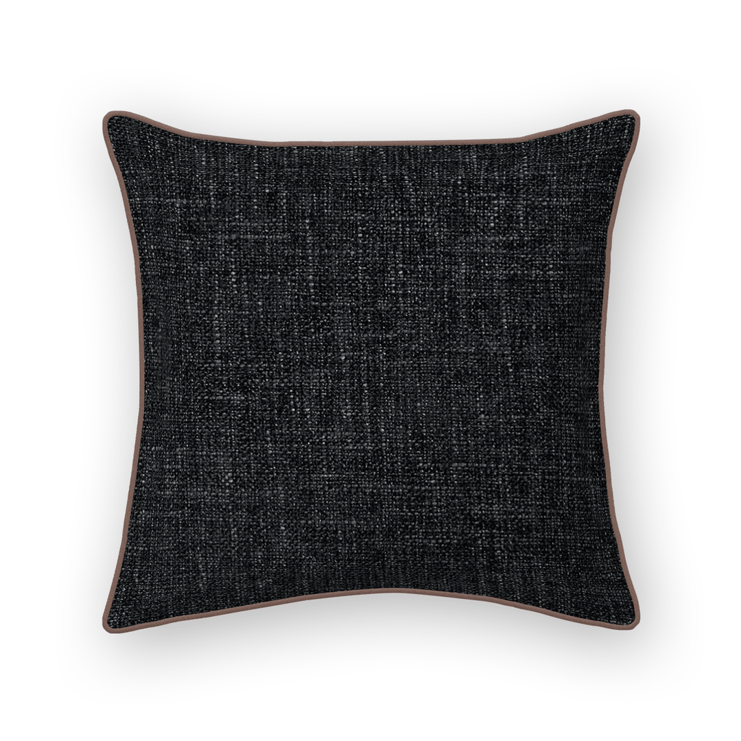 Onyx Solid Chenille Throw Pillow