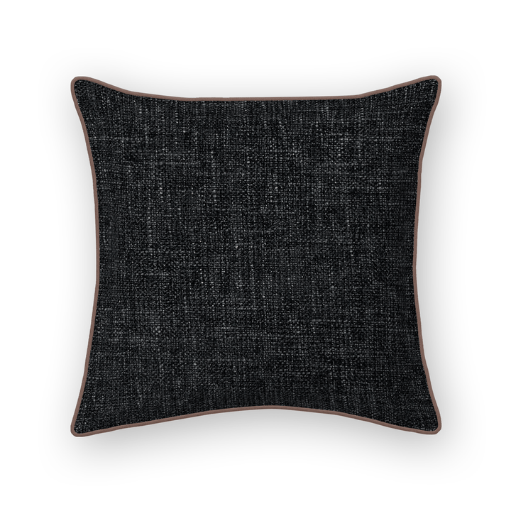 Onyx Solid Chenille Throw Pillow