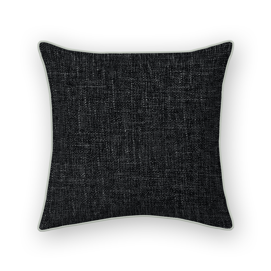 Onyx Solid Chenille Throw Pillow