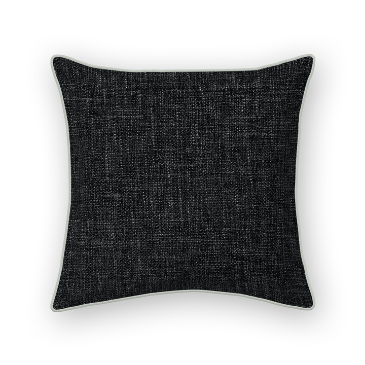 Onyx Solid Chenille Throw Pillow