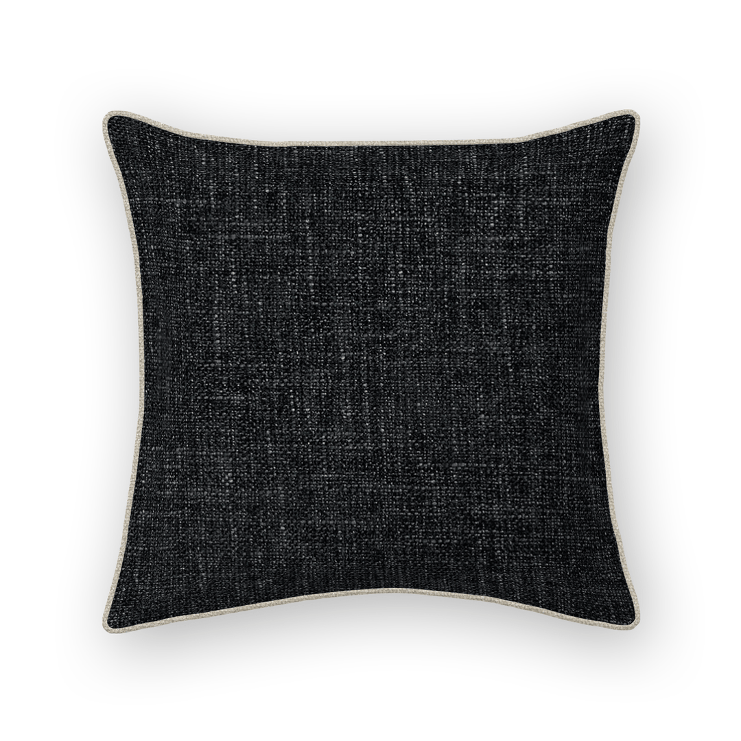 Onyx Solid Chenille Throw Pillow
