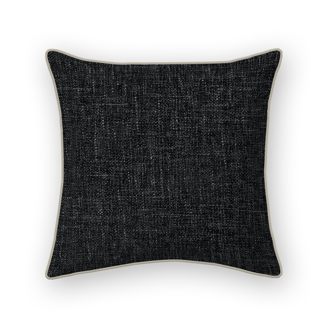 Onyx Solid Chenille Throw Pillow