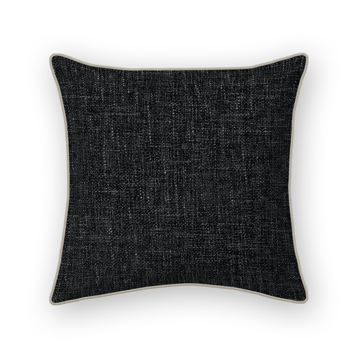 Onyx Solid Chenille Throw Pillow