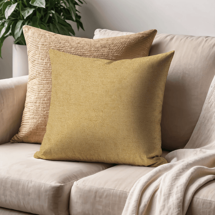 Solid Chenille Throw Pillow