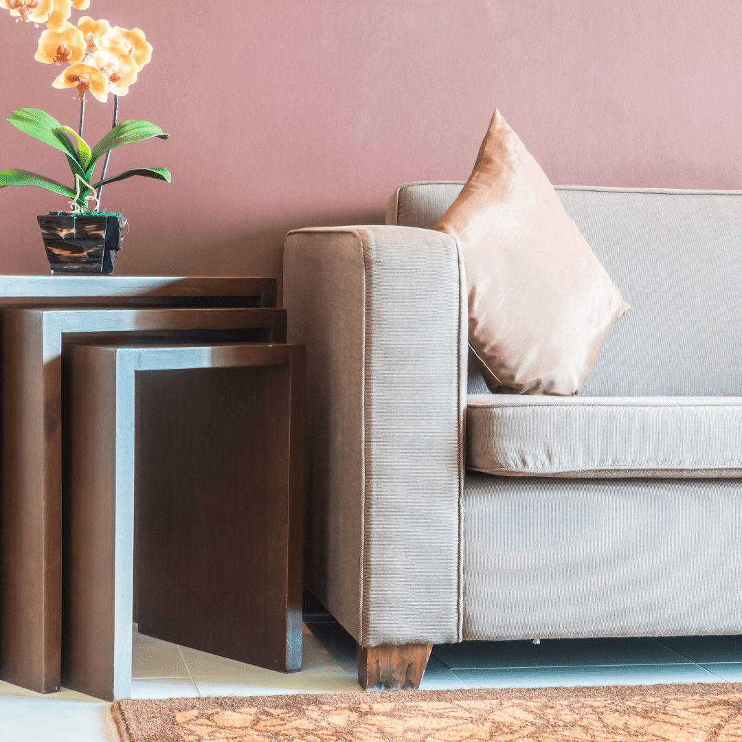 Charcoal Rose Elegance - Centro Decor