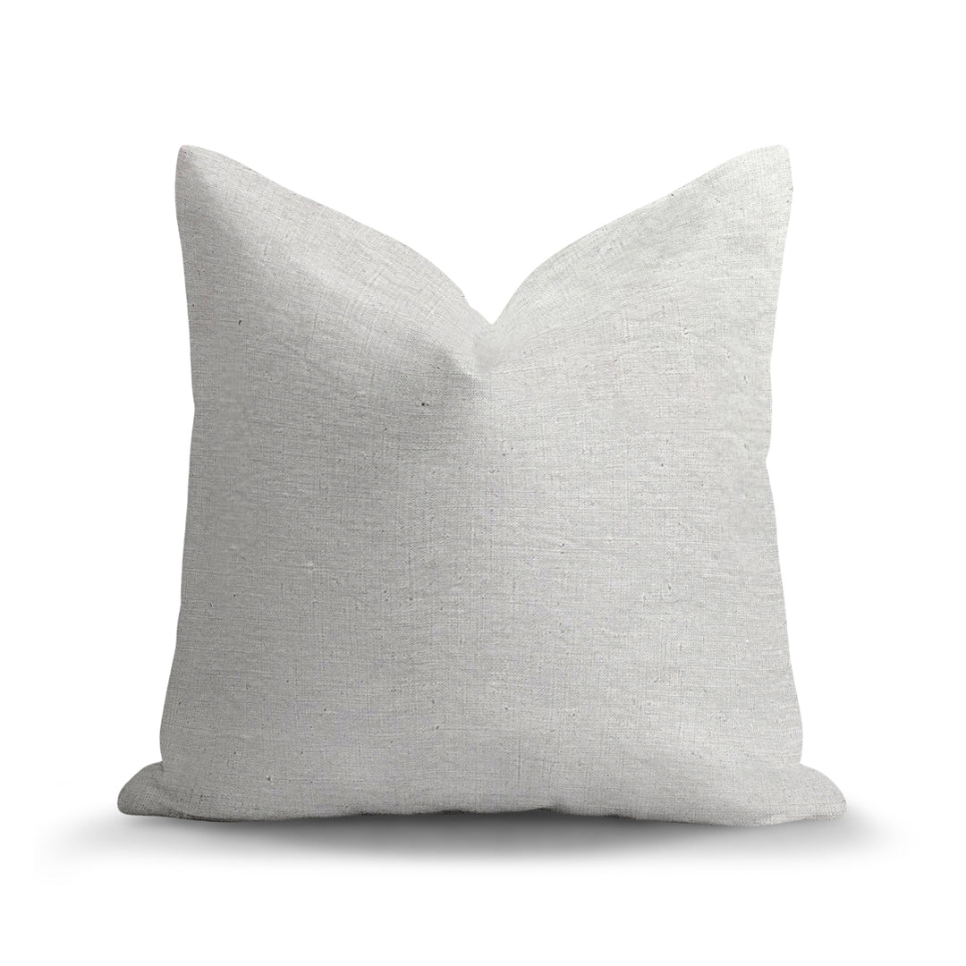 Solid Plain Corduroy Throw Pillow - Luna Ivory