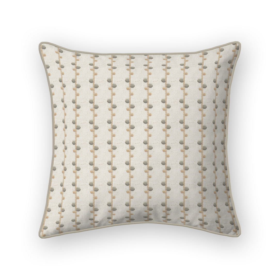 Woven Pattern Linen Throw Pillow
