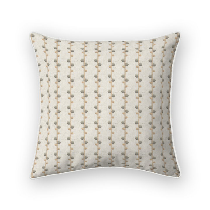 Woven Pattern Linen Throw Pillow