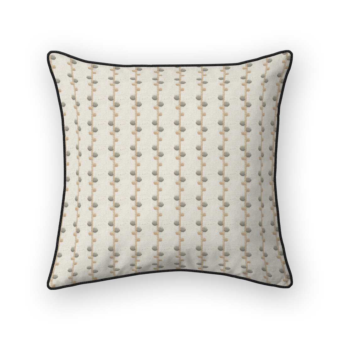 Woven Pattern Linen Throw Pillow
