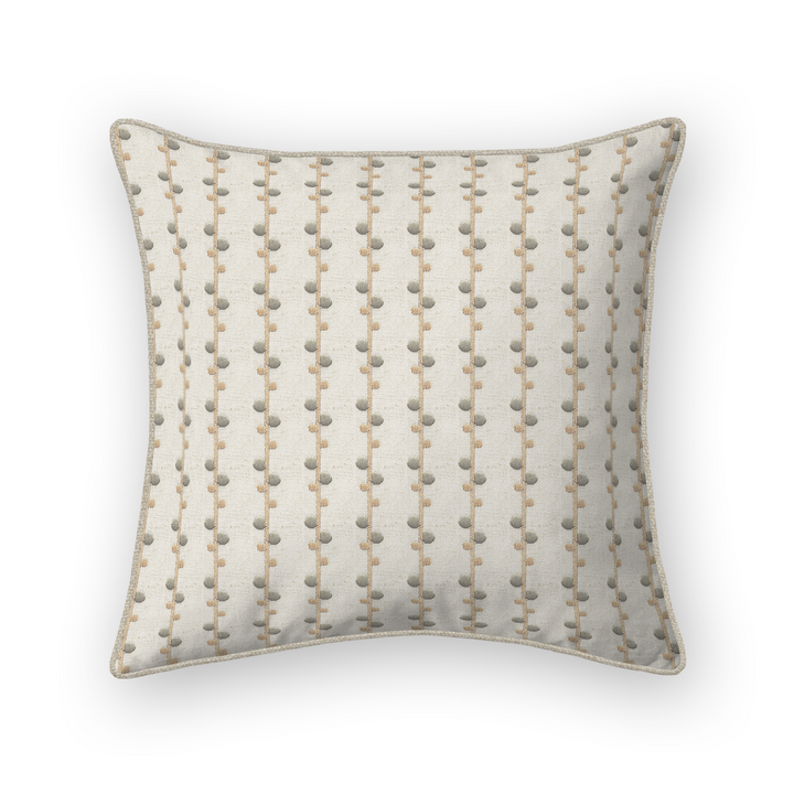 Woven Pattern Linen Throw Pillow