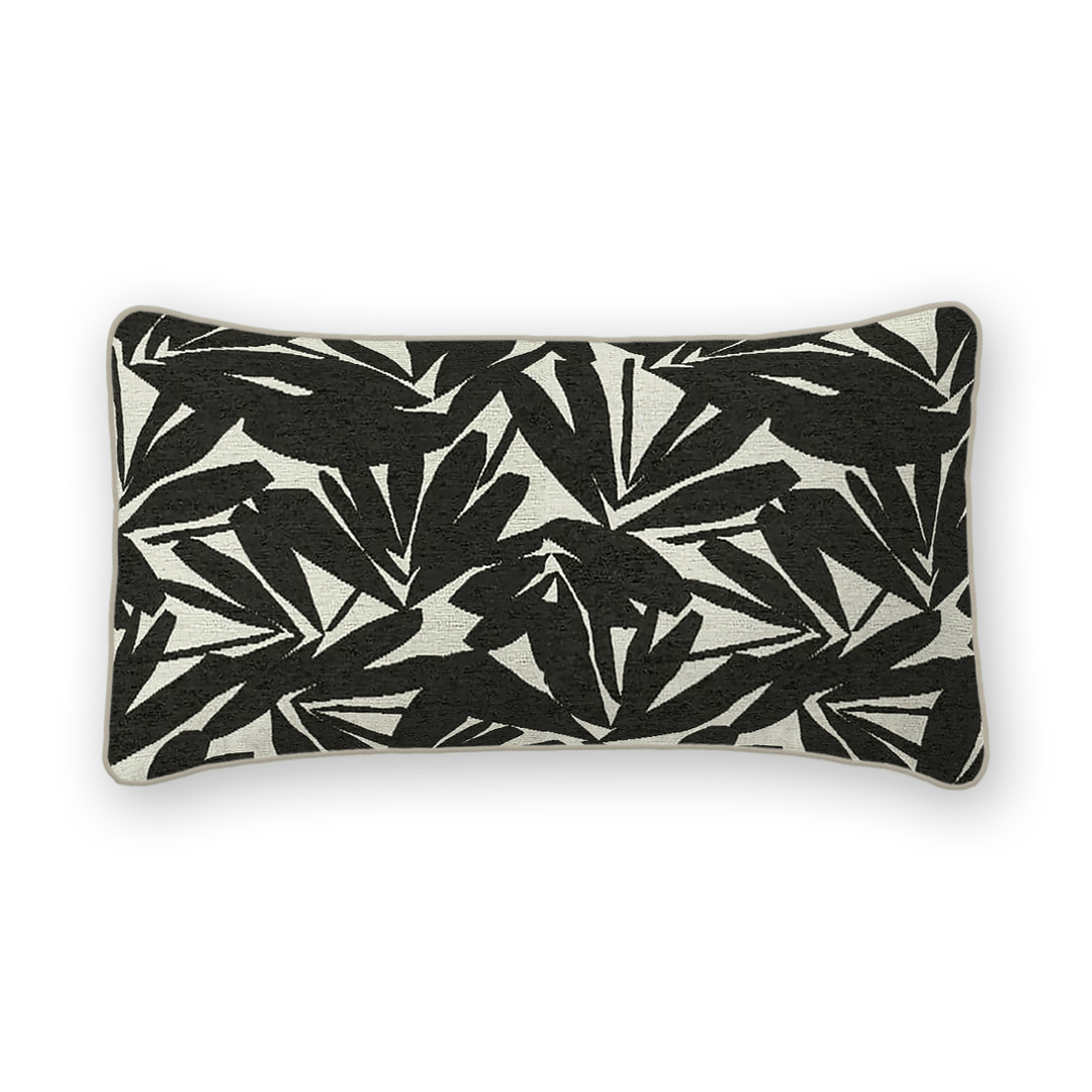 Abstract Printed Fabric Lumbar Pillow
