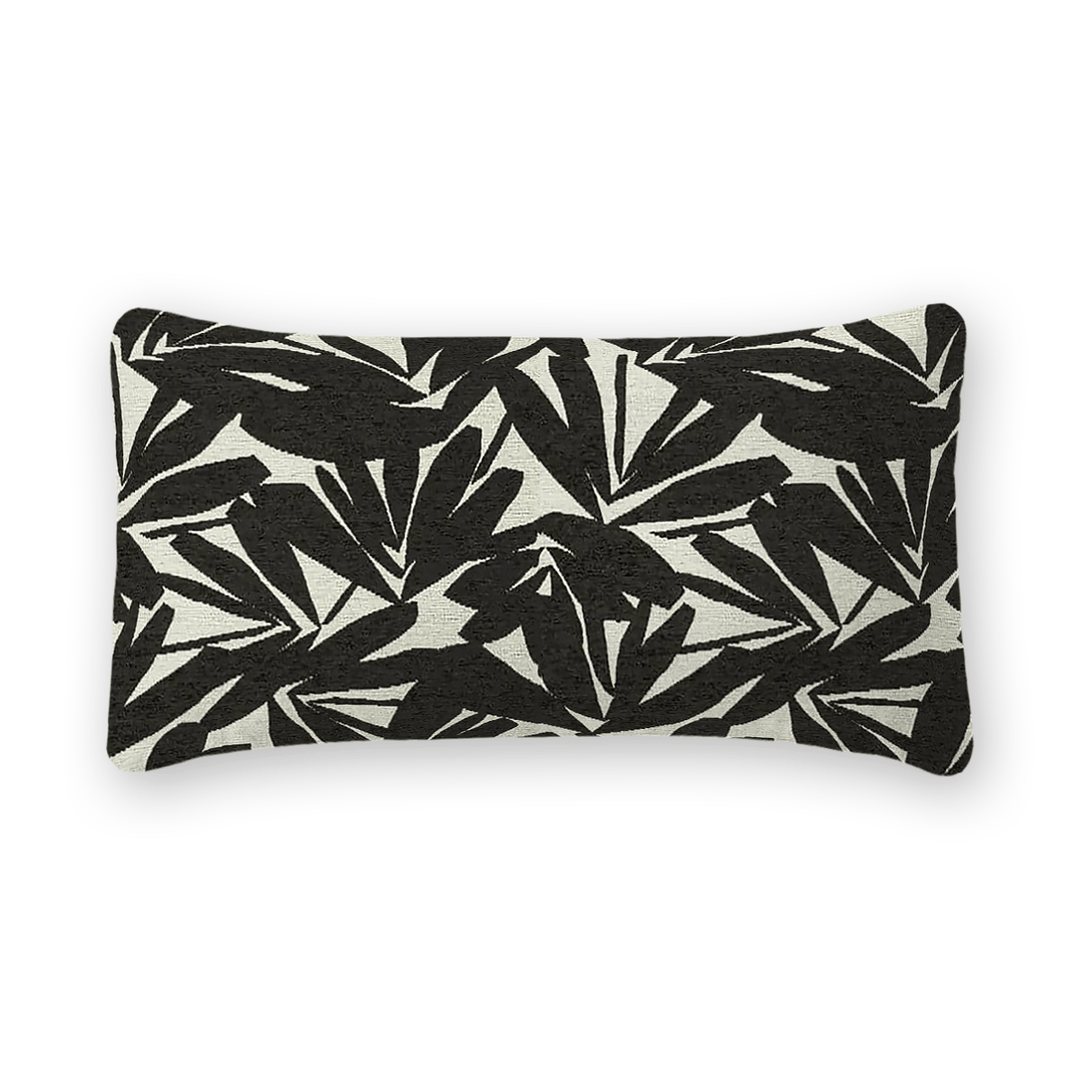 Abstract Printed Fabric Lumbar Pillow