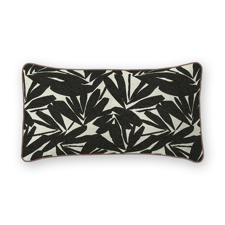 Abstract Printed Fabric Lumbar Pillow