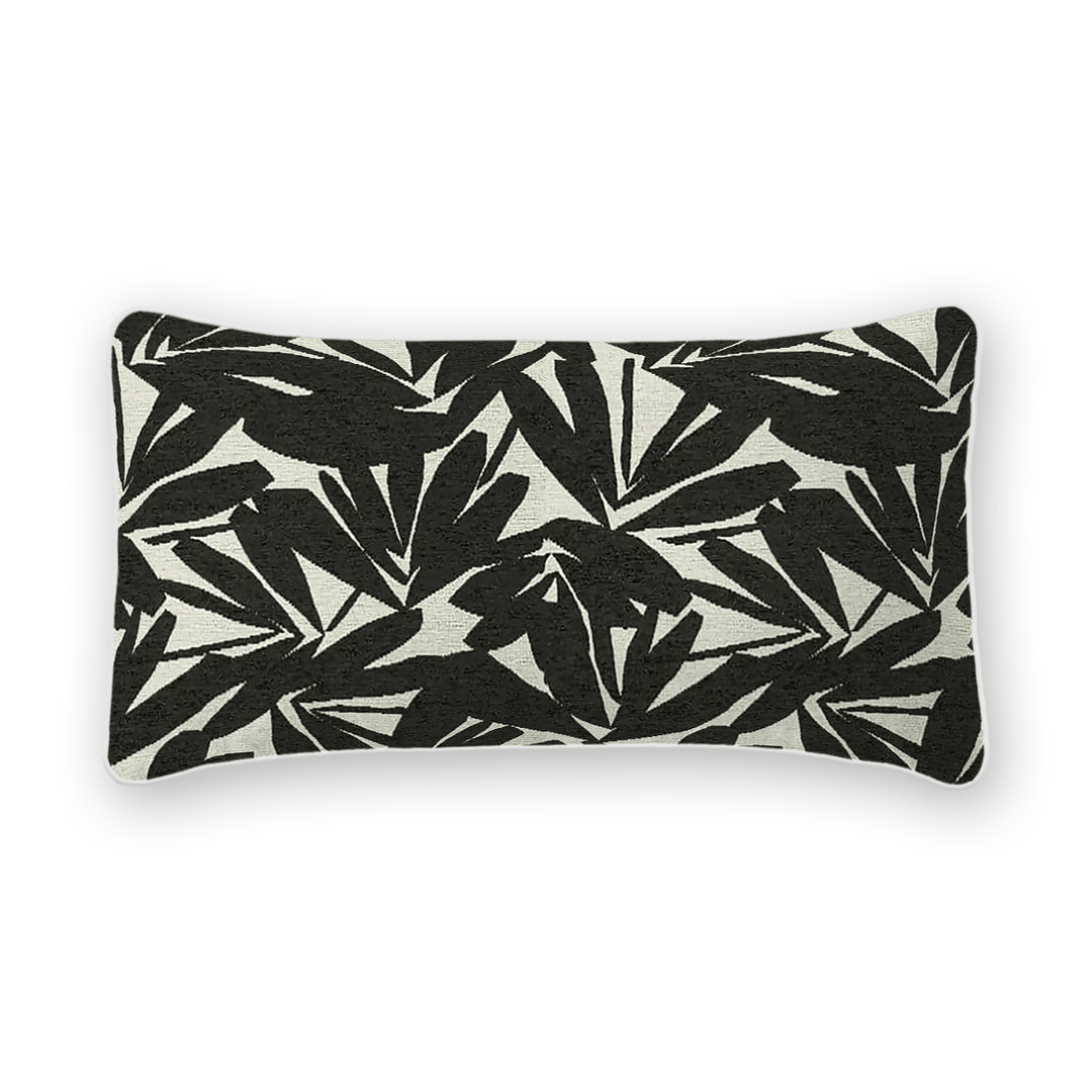 Abstract Printed Fabric Lumbar Pillow