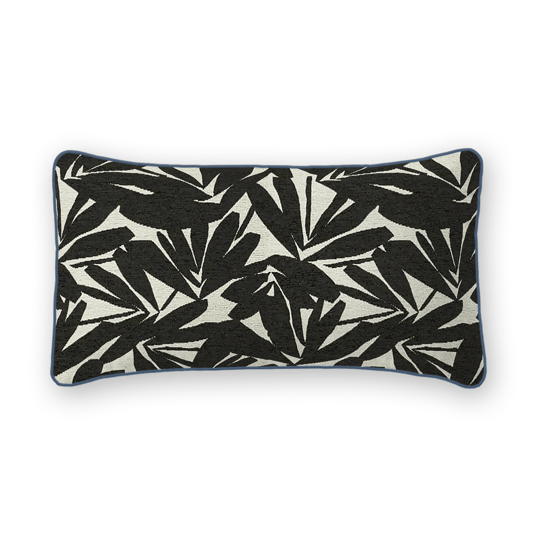 Abstract Printed Fabric Lumbar Pillow